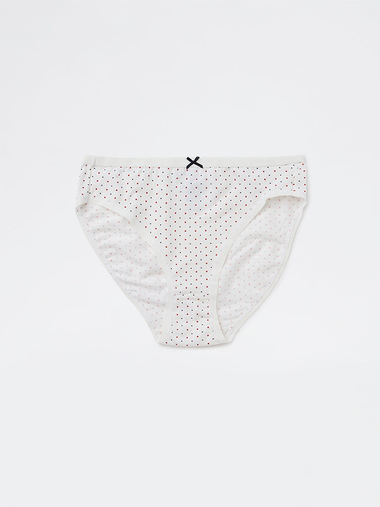 Wunderlove 3-Pack Hi-Leg Cotton-Blend Briefs
