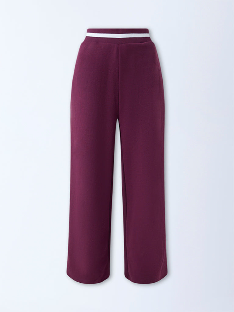 Studiofit Plum High-Rise Pants