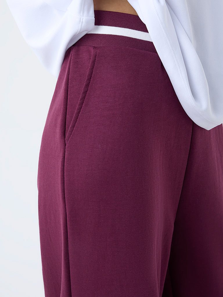 Studiofit Plum High-Rise Pants