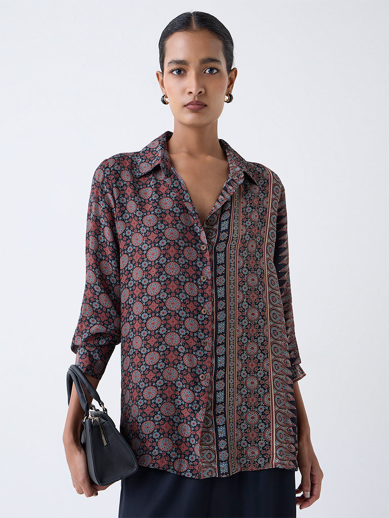 Zuba Multicolour Bagru Pattern Tunic