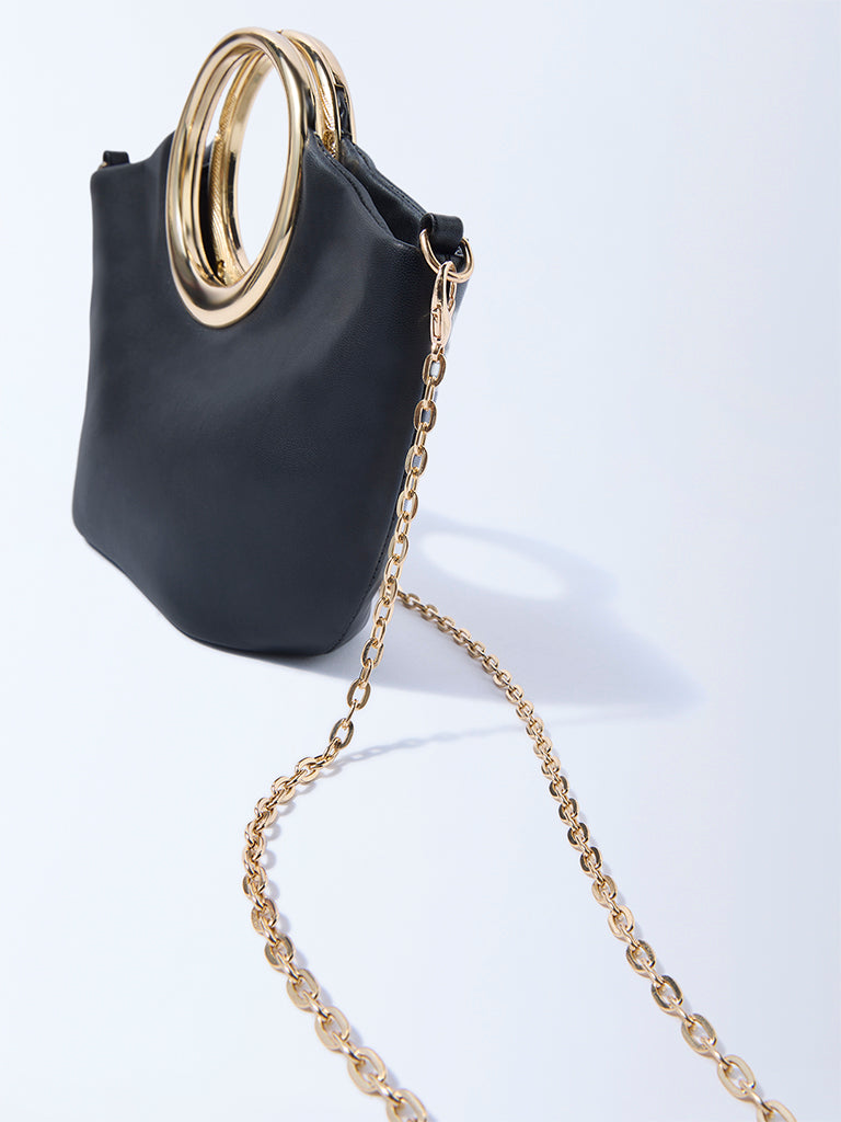 Westside Black Bag with Sling Handle