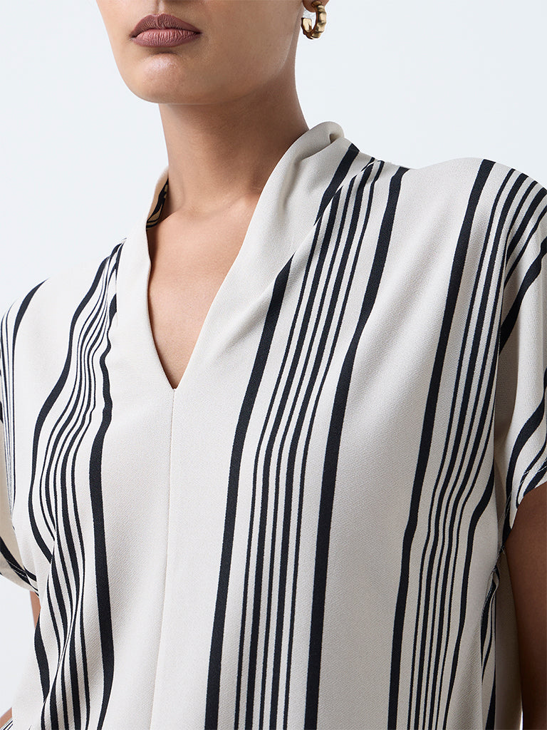 Wardrobe Black Striped Top