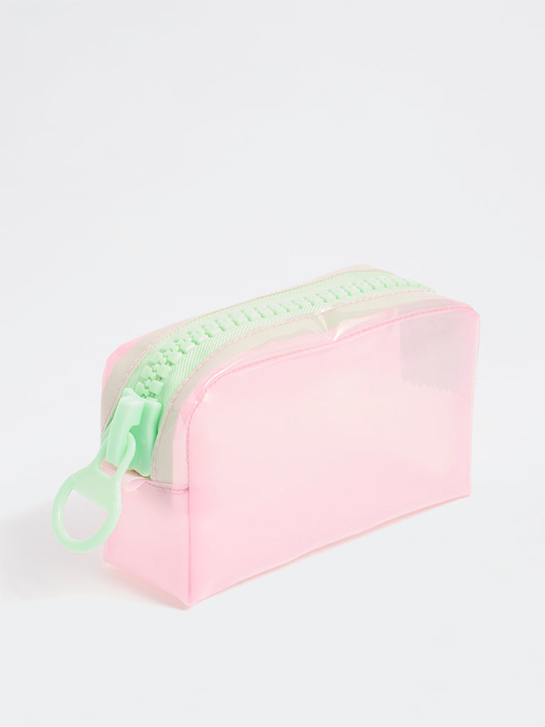 Studiowest Pink Rectangular Jelly Pouch