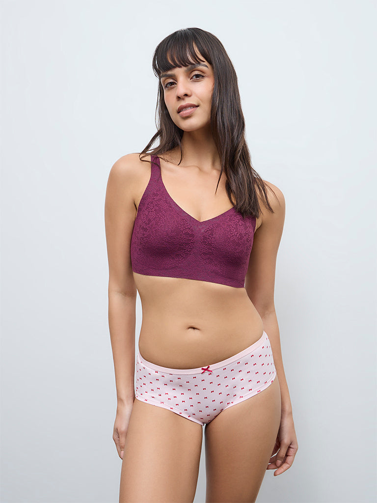 Wunderlove 3-Pack Low-Rise Cotton-Blend Briefs