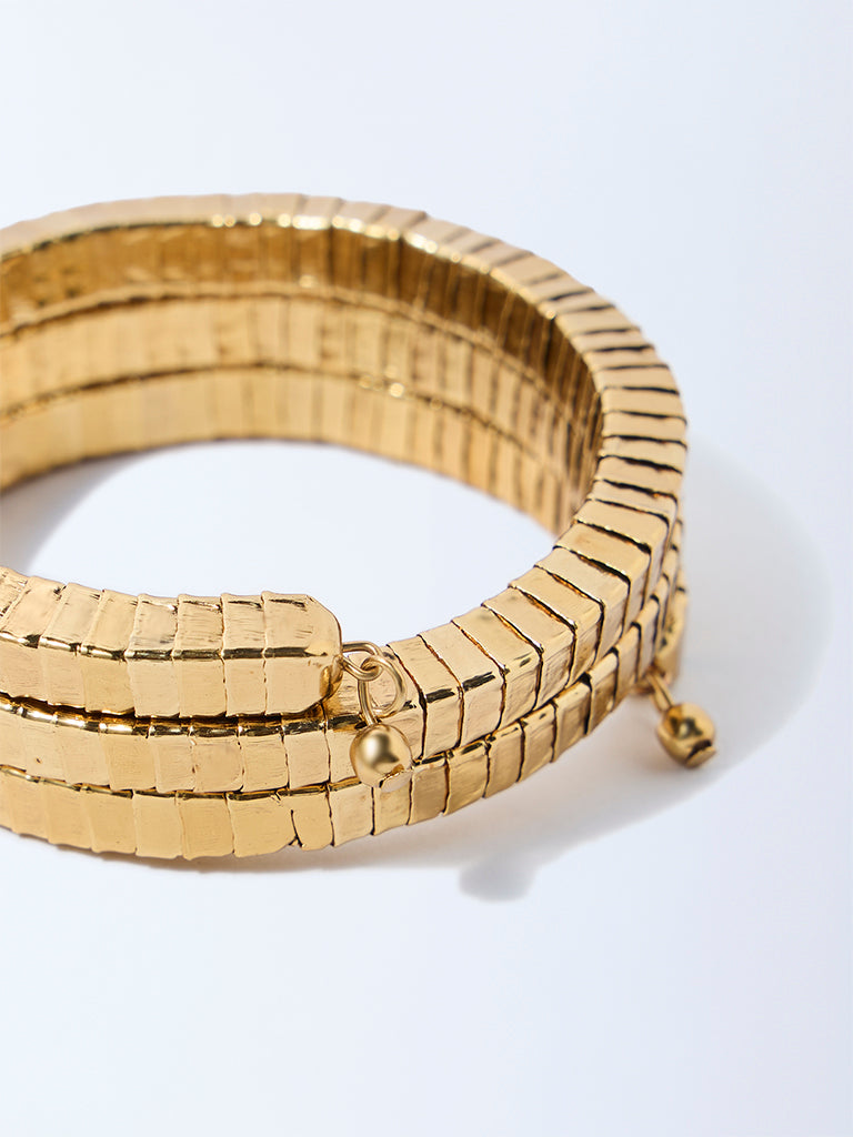 Westside Accessories Gold Coil Bracelet