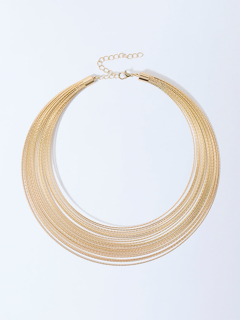 Westside Accessories Gold Statement Collar Necklace