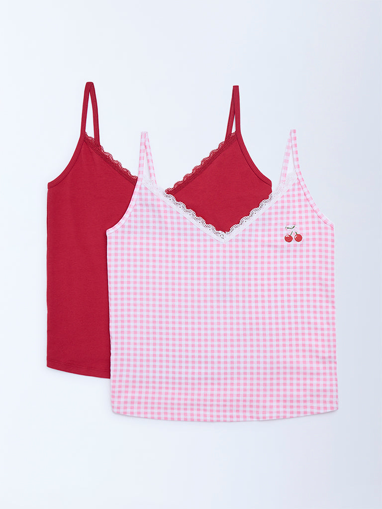 Superstar 2-Pack Cotton-Blend Camisoles