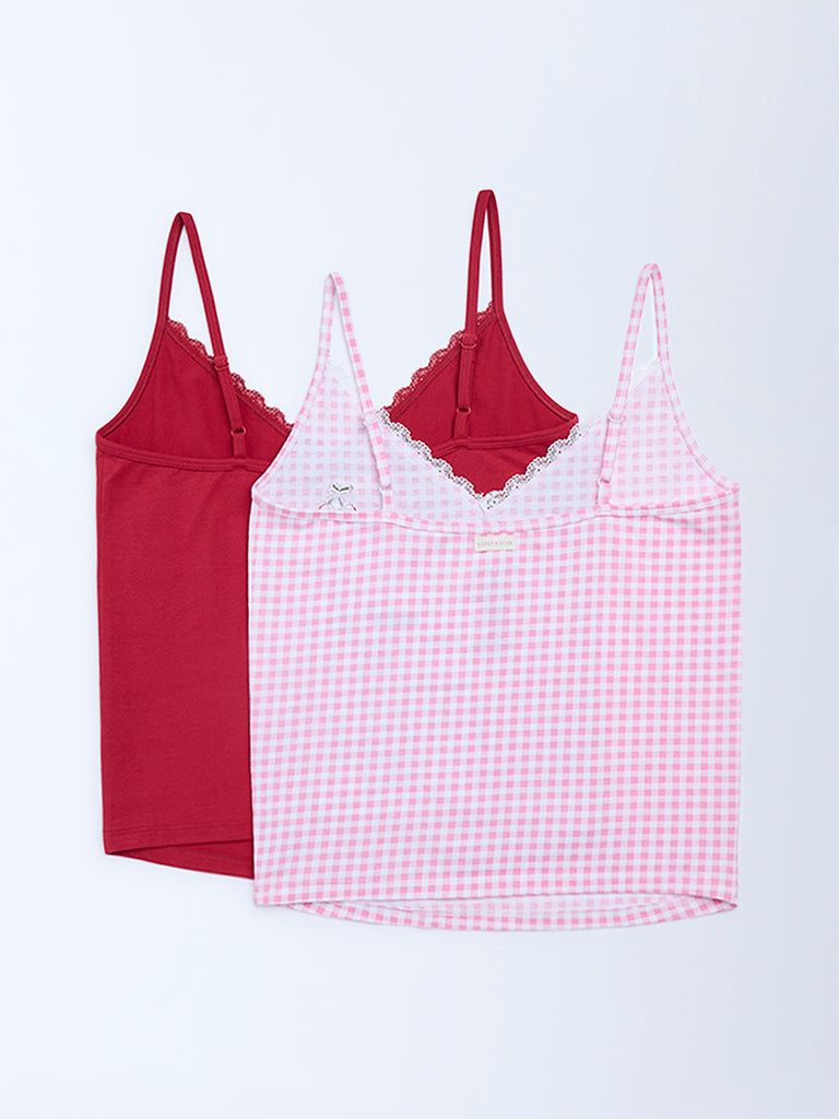 Superstar 2-Pack Cotton-Blend Camisoles