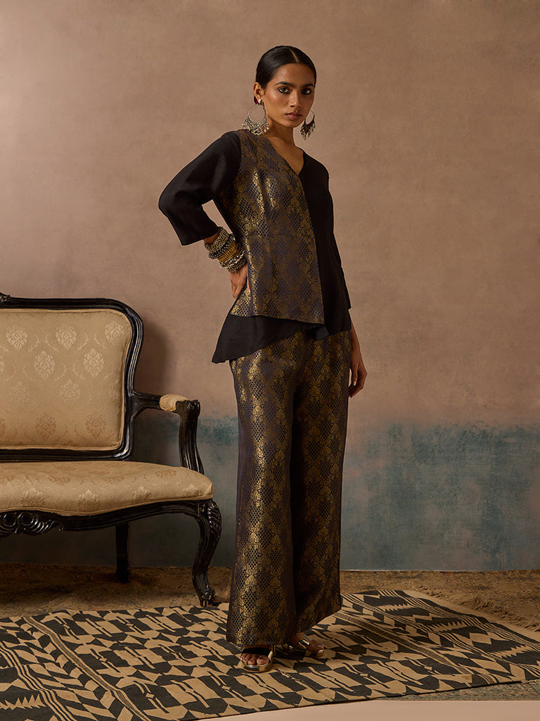 Brocade Black Co-ord Set