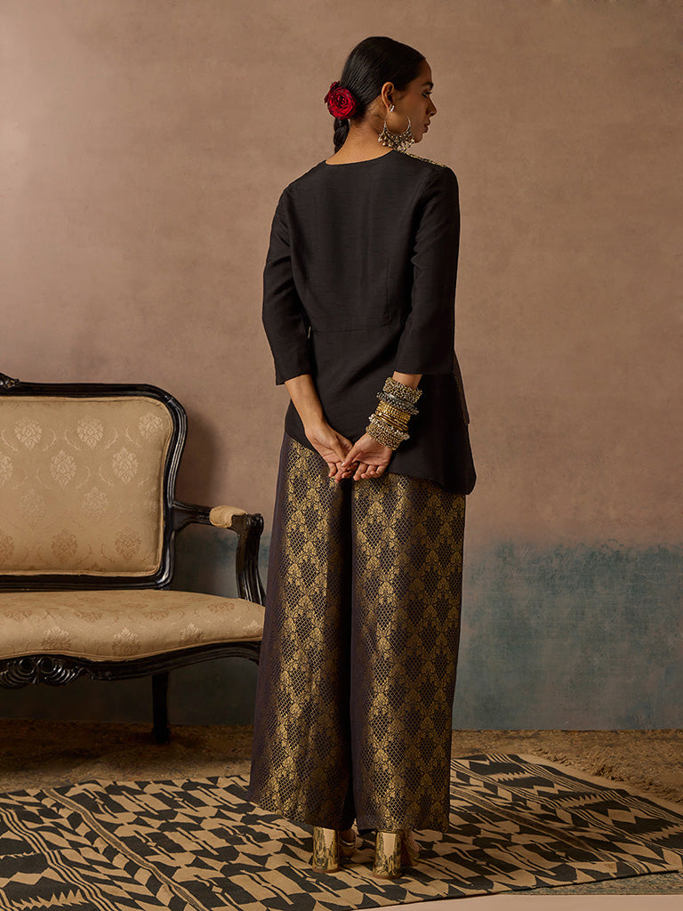 Brocade Black Co-ord Set