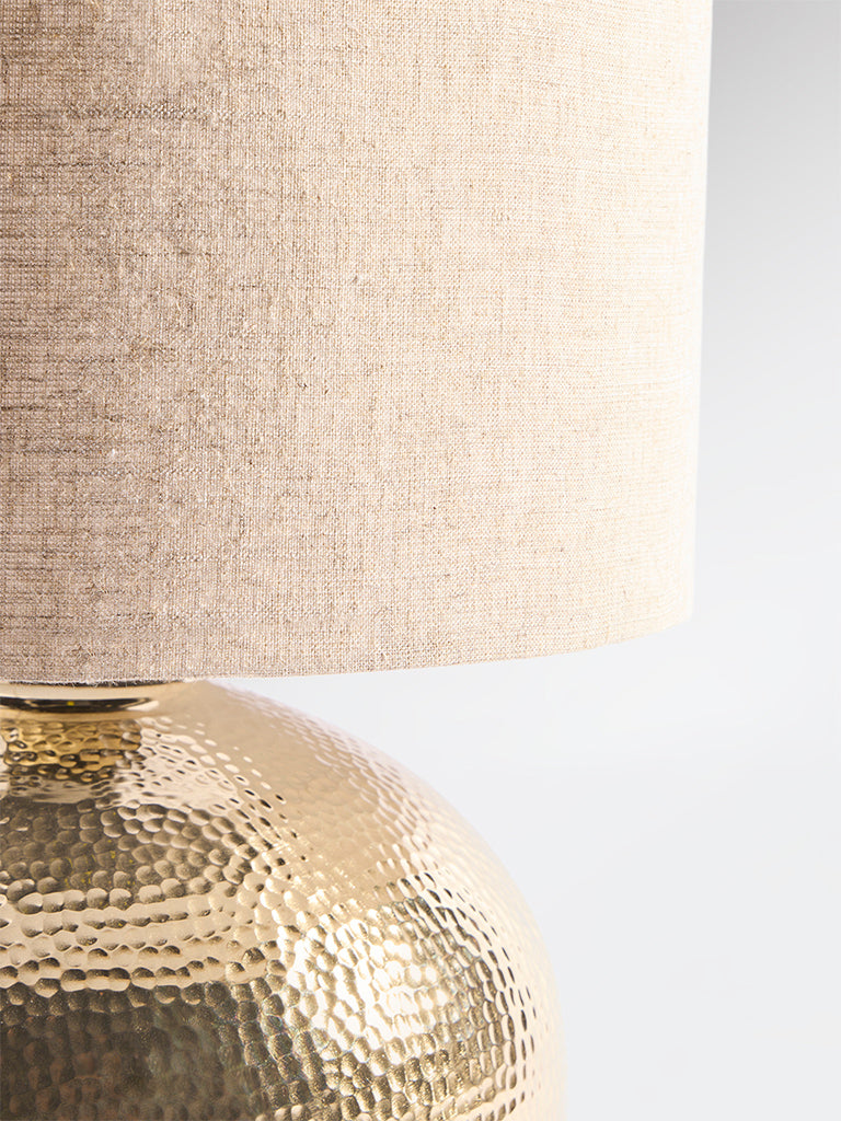 Westside Home Gold Hammered Table Lamp