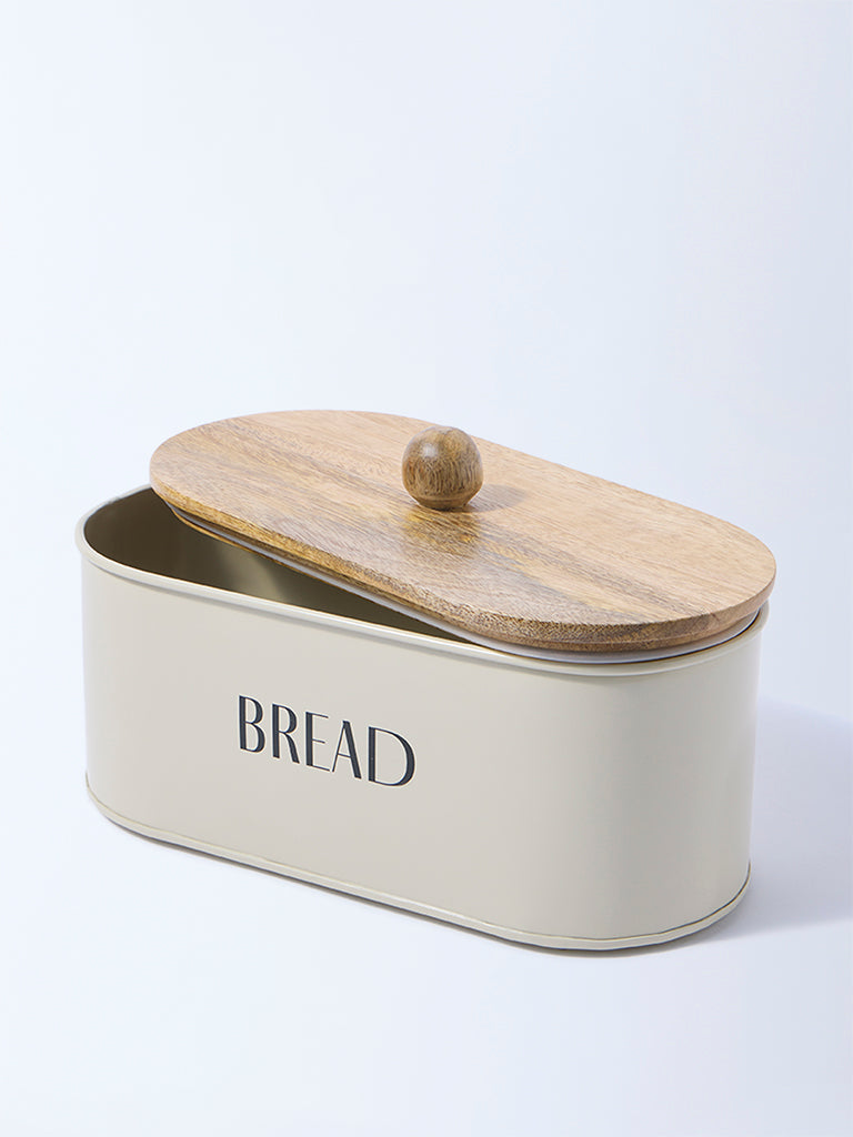Westside Home Ivory Bread Box