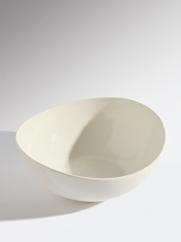 Westside Home White Organic Bowl - Large