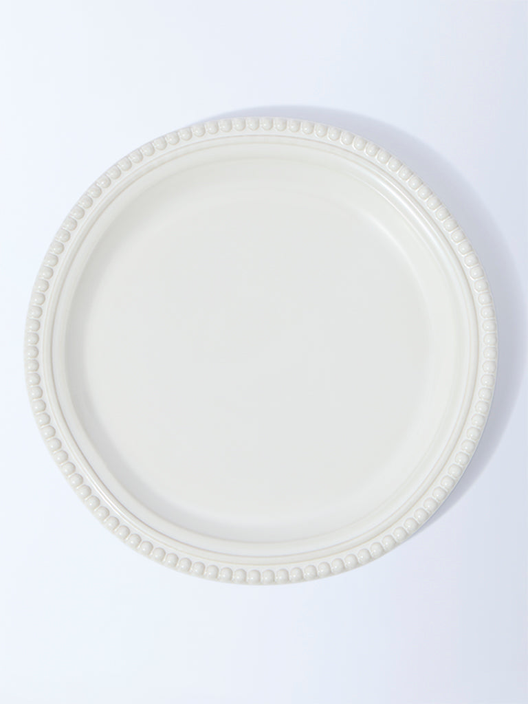 Westside Home White Beaded Side Plate