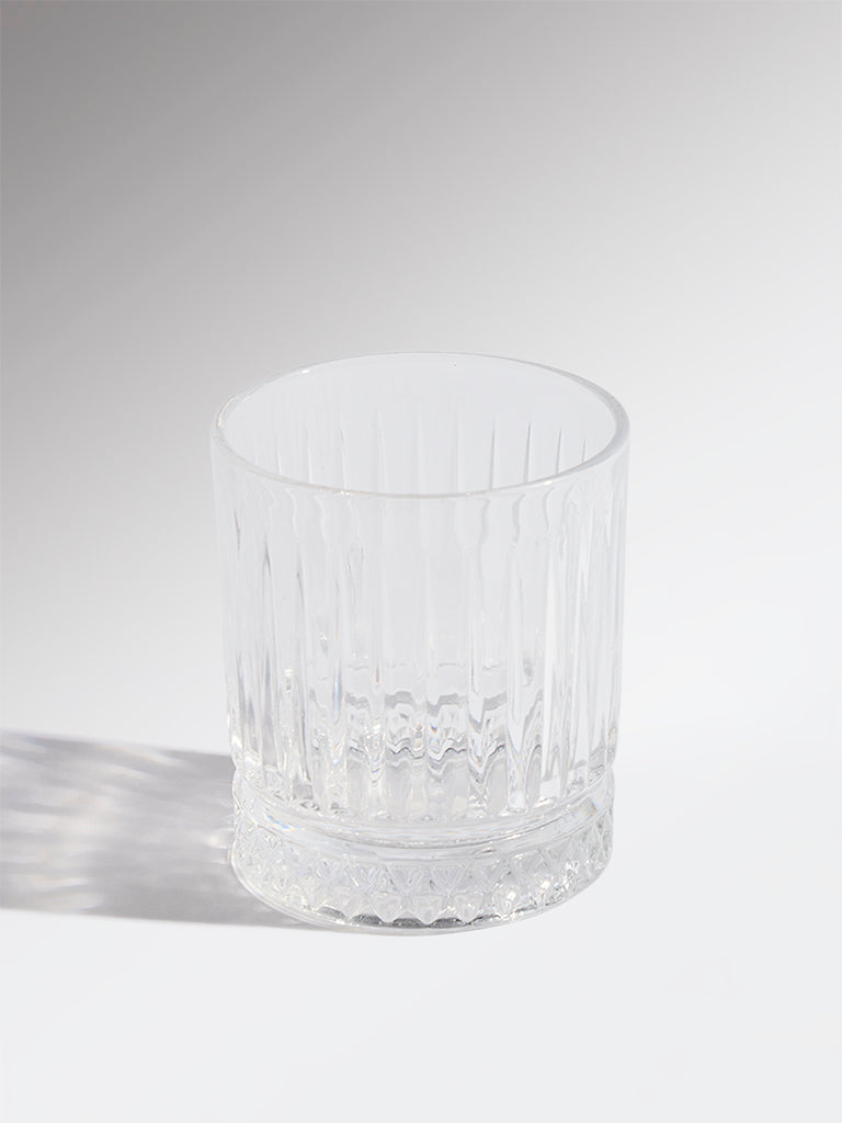 Westside Home Clear Textured Water Glass