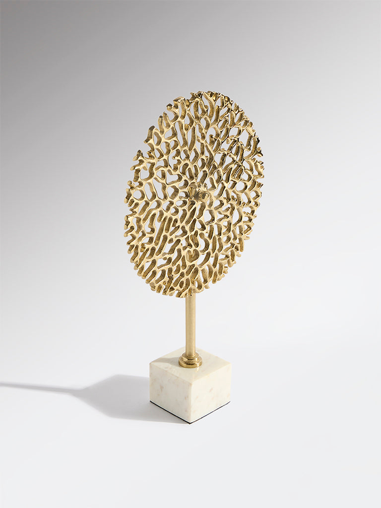 Westside Home Gold Tree Root Sculpture