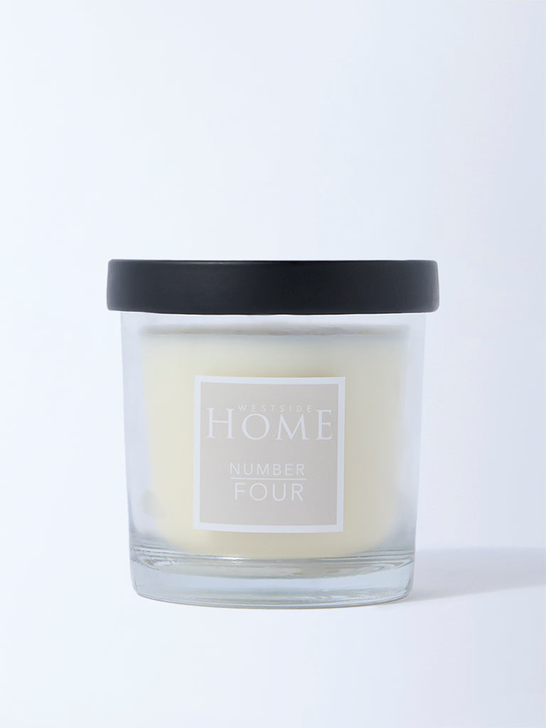 Westside Home Clear Lava Rock Scented Glass Candle