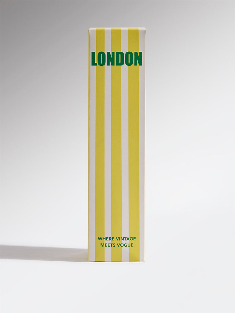 Westside Home Yellow London Fragrance Diffuser with Five Reed Sticks