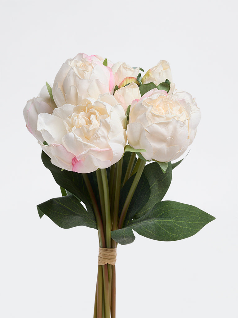 Westside Home Pink Artificial Peony Flowers