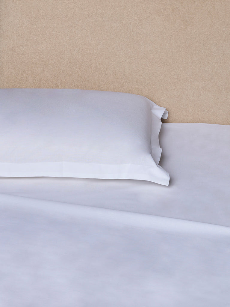 Westside Home White Solid Queen Bed Sheet Set