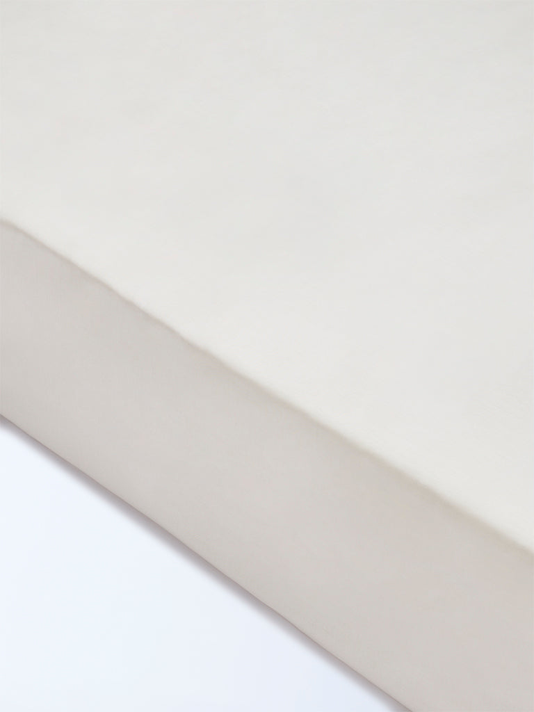 Westside Home White Solid Queen Bed Sheet Set