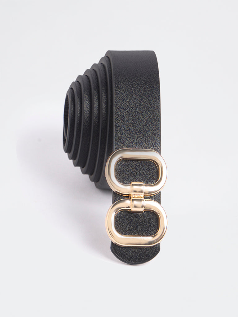 Westside Accessories Black Dual Buckle Belt