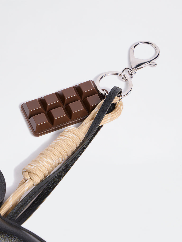 Westside Accessories Black Dachshund Chocolate Bag Charm