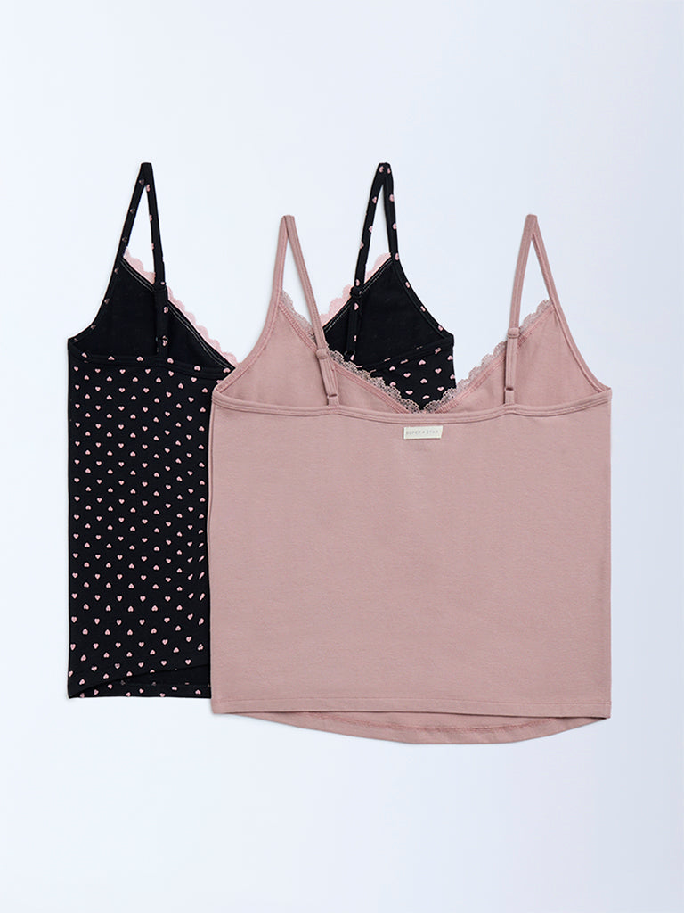 Superstar 2-Pack Cotton-Blend Camisoles