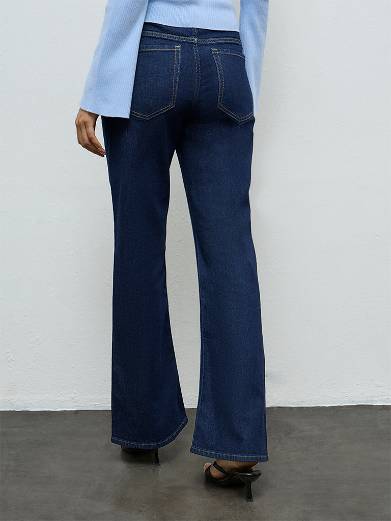 LOV Dark Blue High-Rise Jeans