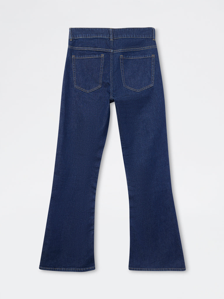 LOV Dark Blue High-Rise Jeans