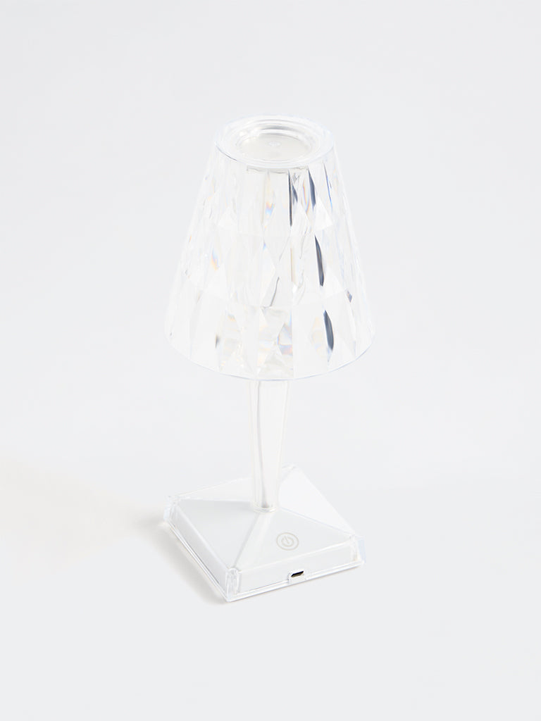 Westside Home Clear Acrylic Table Lamp
