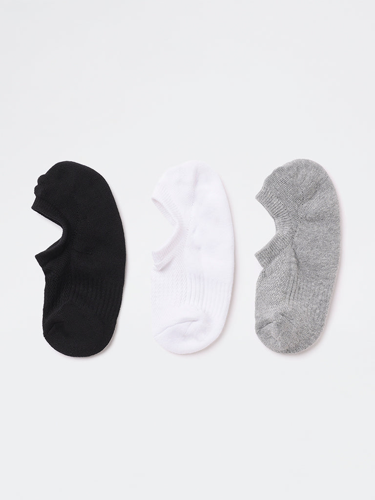 WES Lounge Multicolour Cotton-Blend Socks - Pack of 3