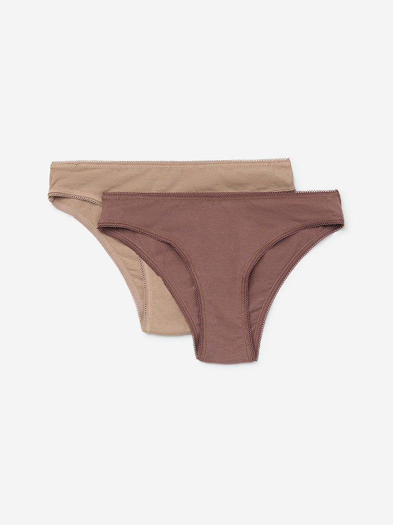 Superstar 2-Pack Cotton-Blend Brazilian Briefs