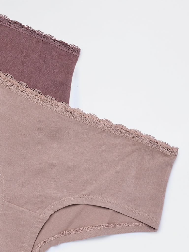 Superstar 2-Pack Low-Rise Cotton-Blend Briefs