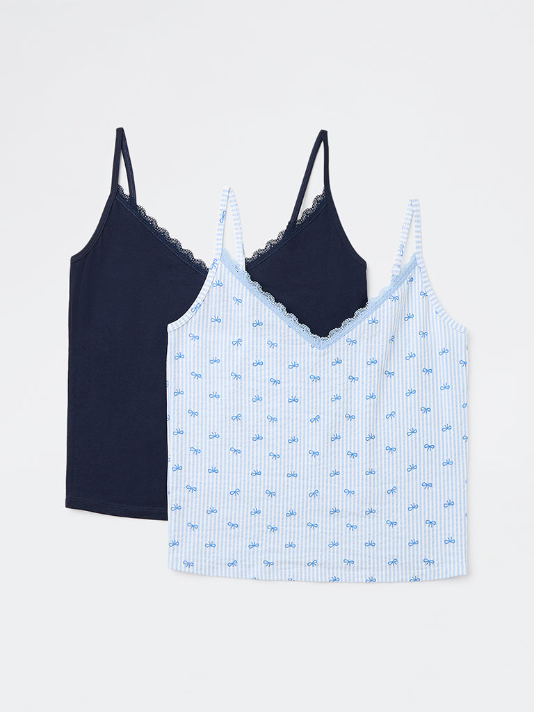 Superstar 2-Pack Printed Cotton-Blend Camisole
