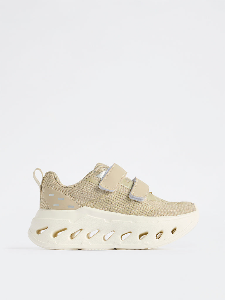 Yellow Beige Chunky Sneakers