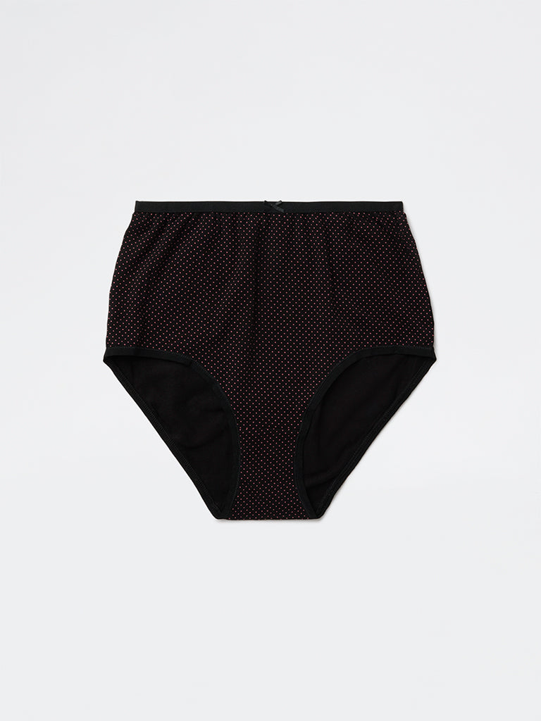 Wunderlove 3-Pack Printed Cotton-Blend Full Briefs