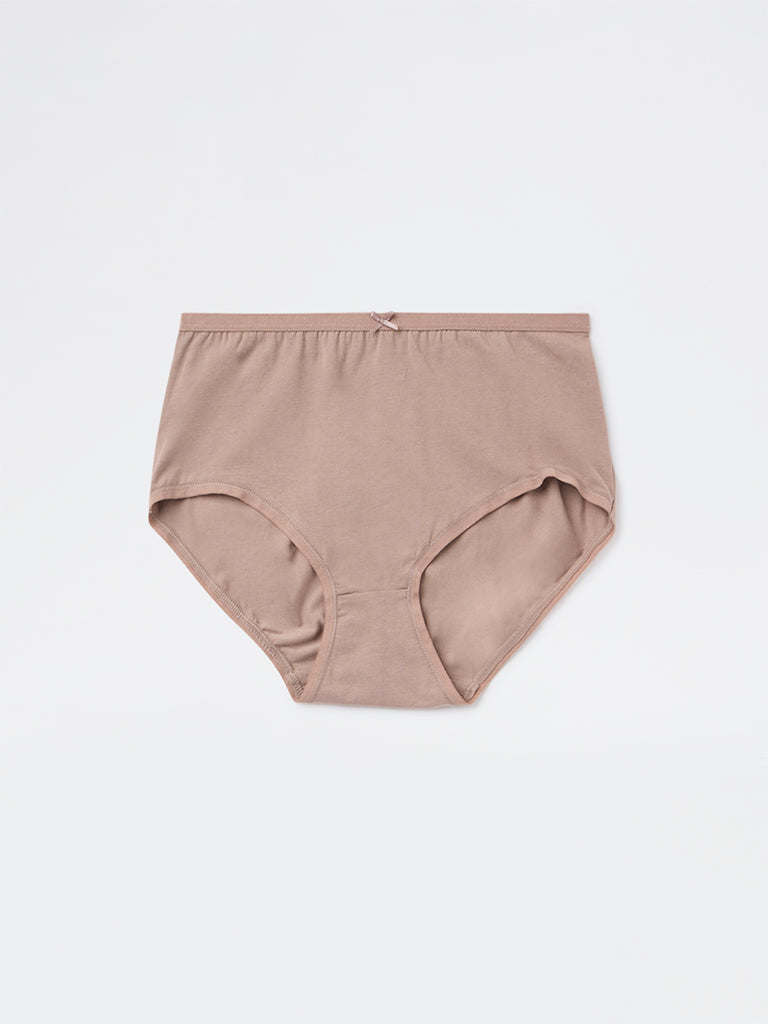 Wunderlove 3-Pack High-Rise Cotton-Blend Full Briefs