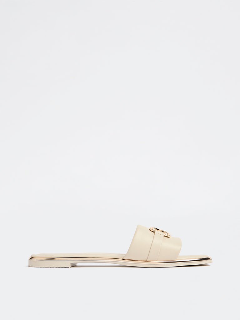 LUNA BLU Ivory Metallic Detailed Slides