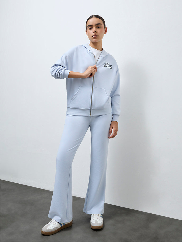 Nuoflexx Light Blue Hooded Jacket
