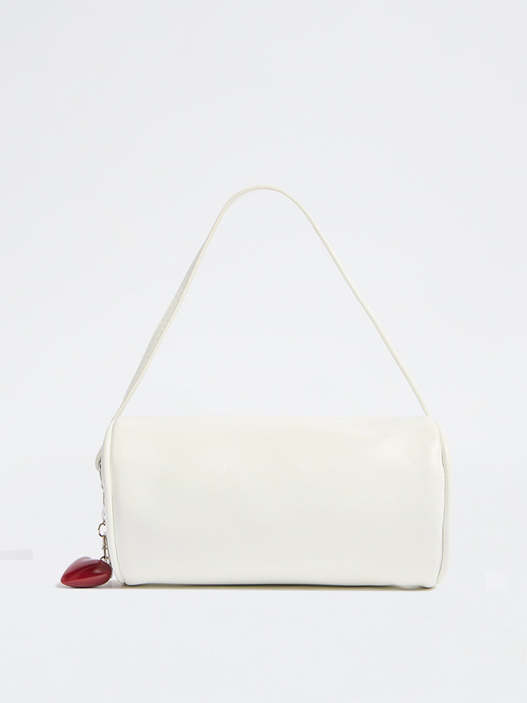 Westside White Heart Sling Bag