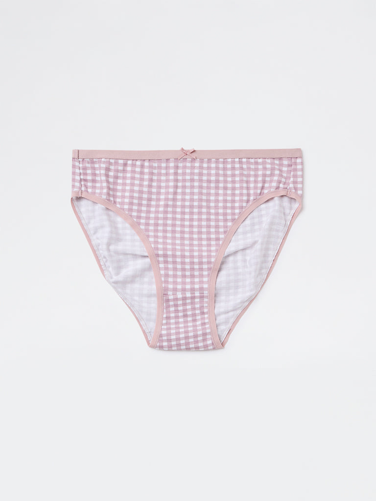 Wunderlove 3-Pack Hi-Leg Cotton-Blend Briefs