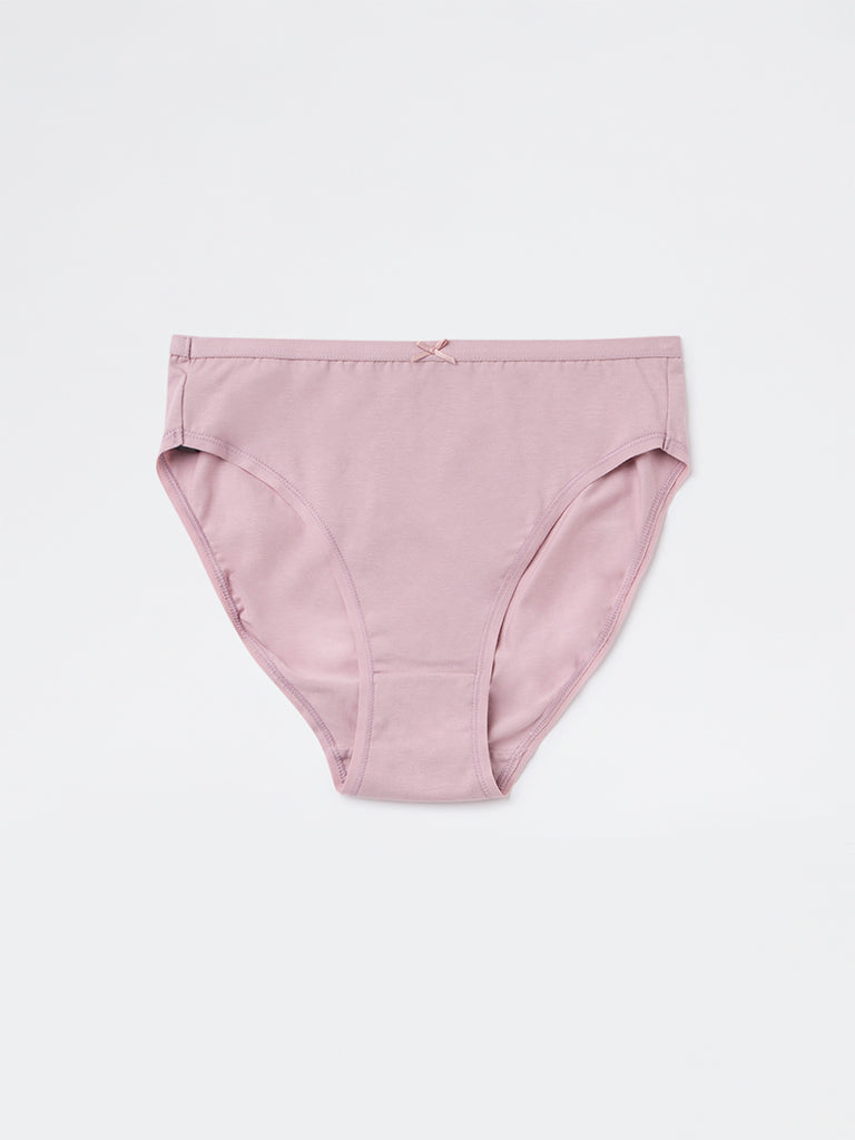 Wunderlove 3-Pack Hi-Leg Cotton-Blend Briefs