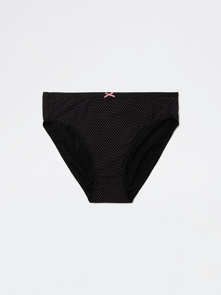Wunderlove 3-Pack Cotton-Blend Hi-Leg Briefs