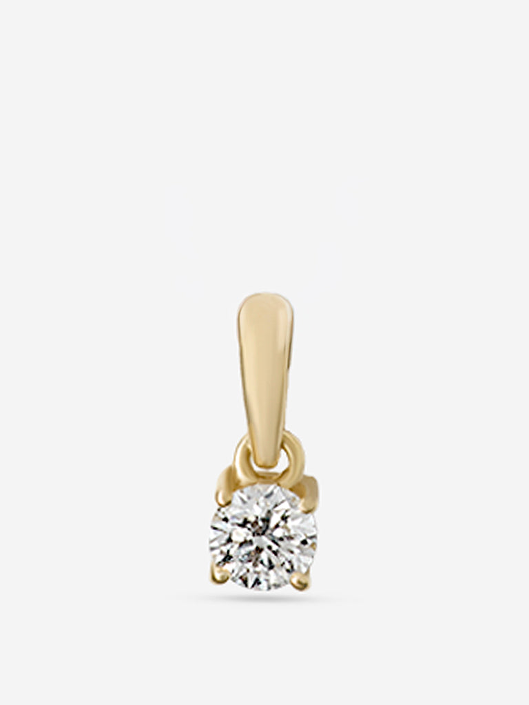 Micro Comet Solitaire Lab Diamond Pendant