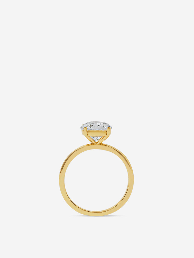 Classic Comet Solitaire Lab Diamond Ring