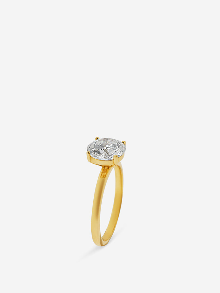 Classic Comet Solitaire Lab Diamond Ring