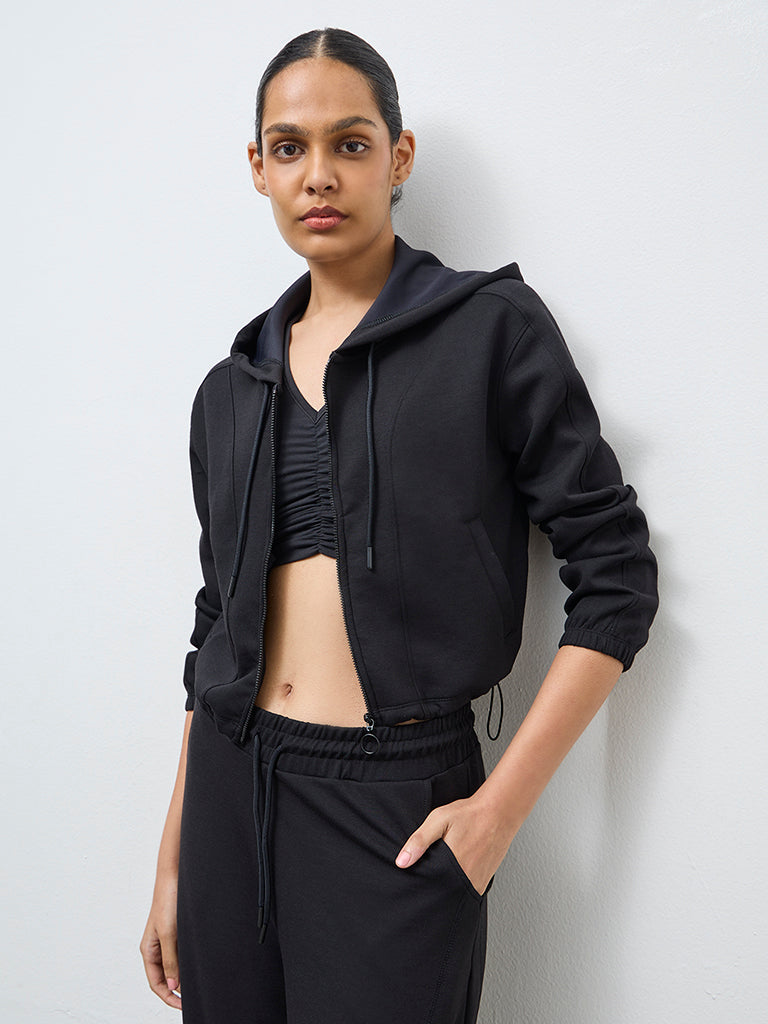 Nuoflexx Black Hooded Jacket