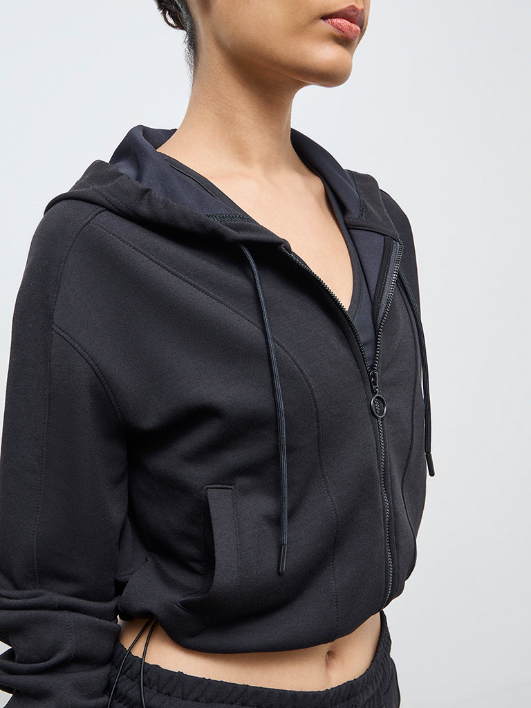 Nuoflexx Black Hooded Jacket