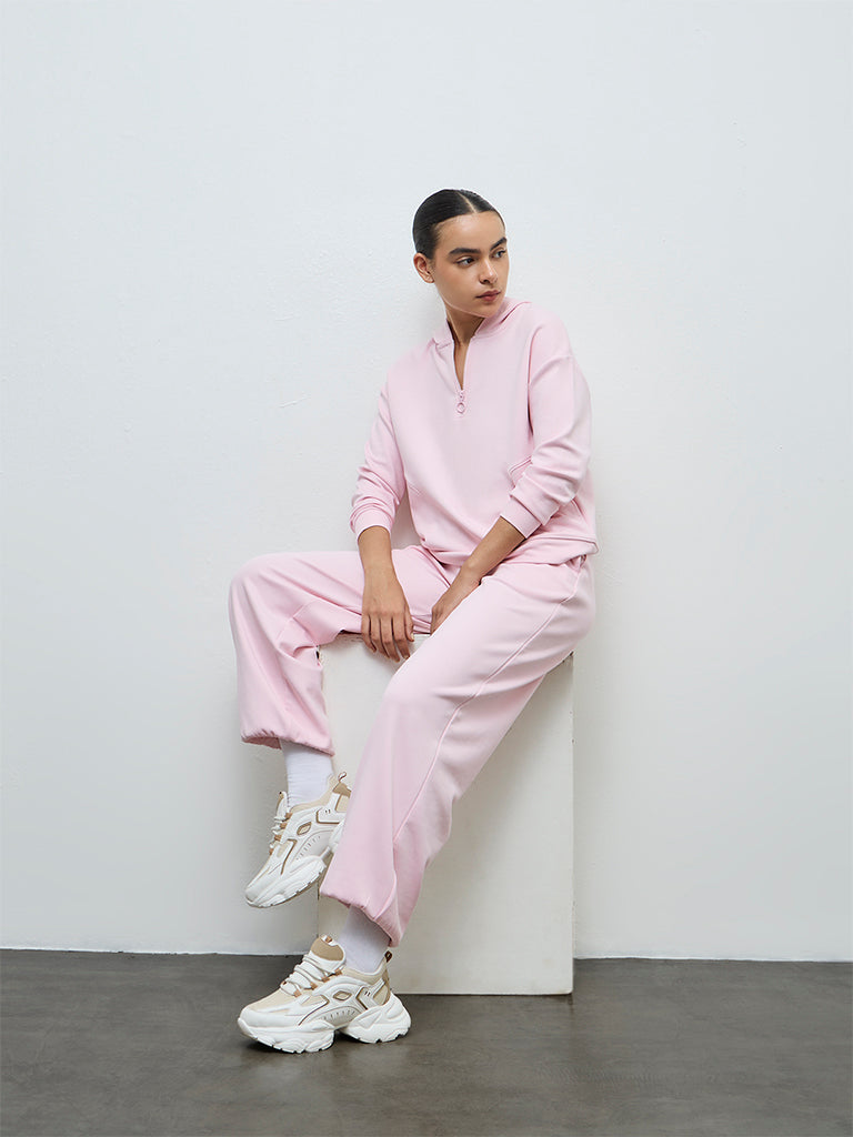 Nuoflexx Light Pink Hoodie